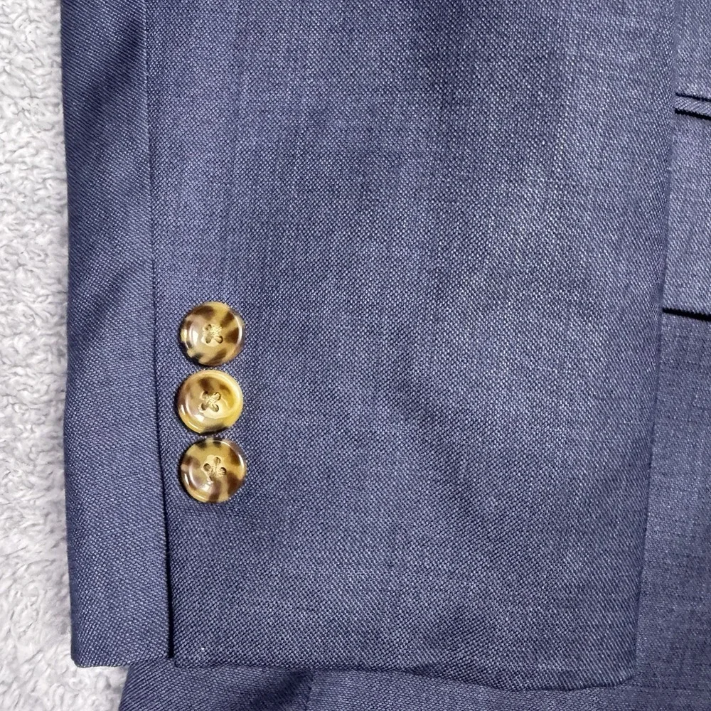 J Crew Thompson Blazer Mens‎ 44L 100% Worsted Wool Slim Sport Coat Suit Jacket